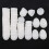 YTYKINOY 30pcs 2-3/8"""" Blank White Plastic DIY Easter Eggs 2