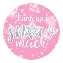 Rzsaszn hpehely Ksznm Snow Much matrick Pink Winter Onederland 1. szletsnapi party ksznm matrick - 40 darab