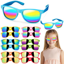 Joyin 12 pcs Kids solbriller Party favoriserer bulk neon solbriller med UV -beskyttelse for børn. Poolfest favoriserer drenge og piger fest solbr
