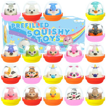 20-pack feestartikelen voor kinderen, gevuld met squishy speelgoed Verjaardag Goodie Bag Stuffers Prijzen voor kinderen in de klas Pinata Stuffers Ca
