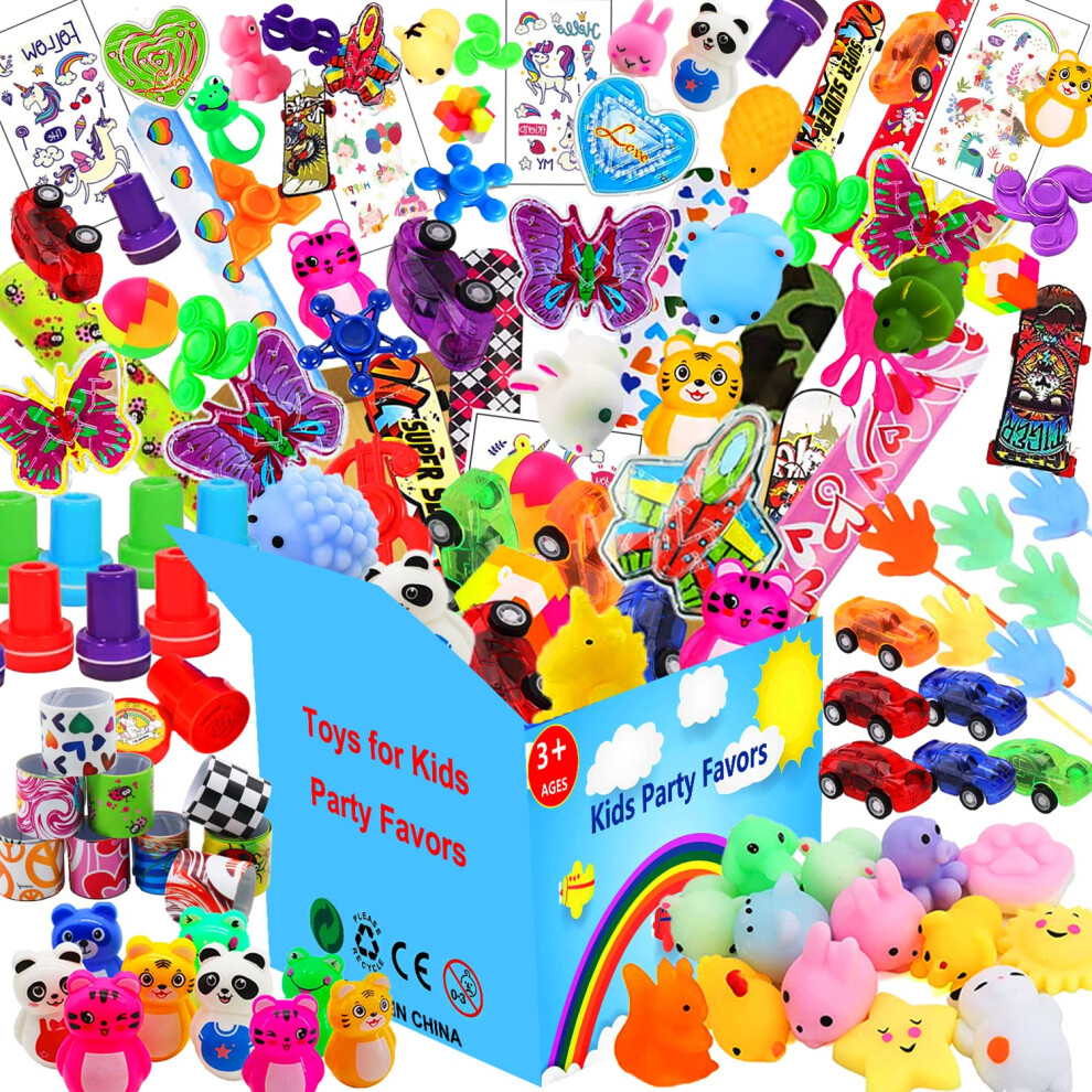 Dilycery 120 Pcs Party Favors Toy For Kids Treasure Box Carnival Prizes For Classroom School Rewards Christmas Stocking Stuffers Goodie Bag Pinata
