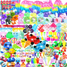 1000+ STUKS Feestartikelen voor kinderen Fidget Speelgoedpakket Kerstsokvullers Verjaardagscadeau Schatkist Goodie Bag Stuffers Carnaval Prijzen Spee