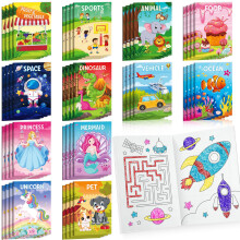 BenLouis Coloring Books Party Favors Bulk Mini Coloring Books for Kids Ages 4-8-12 Small Activity Books For Birthday Party Gifts Goodie Bags Stuf