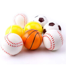 Wang-Data 24 Pack | 2,5 tommer skum sportsboller mini stress kugler fodbold ball basketball tennis baseball squishies - pres lettelse af sundheds
