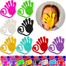 Jumbo Giant Sticky Hands 13-in totale lengte (4-pack assorti) Mega Large Fun Stretchy Silly String Toy voor kinderen Volwassen Stress Angst ADHD Reli