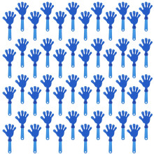 ZCYSRLQIN 48 Stck knigsblaue Handklatscher, 7,5 Zoll, Krachmacher, Krachmacher, Partygeschenke, Kunststoffklppel, Sportveranstaltungen, Jubel, Bal