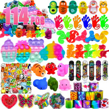 114Pcs Party Favors for Kids 4-8-12 Treasure Box Toys for Classroom Treasure Chest Prizes in Bulk for School Classroom Rewards Carnival Prizes