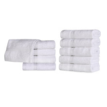 Set di 10 asciugamani per il viso in cotone egiziano di qualit superiore, piccoli asciugamani per il viso, spa, asciugamani assorbenti ad asciug
