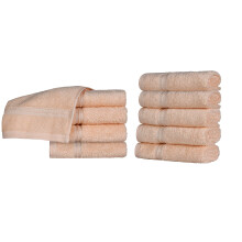 Set di 10 asciugamani per il viso in cotone egiziano di qualit superiore, piccoli asciugamani per il viso, spa, asciugamani assorbenti ad asciug