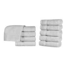 Set di asciugamani per il viso in cotone egiziano superiore da 10 pezzi Asciugamani piccoli per spa per il viso Asciugamani assorbenti ad asciuga