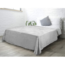 PAVILIA Light Grey Fleece Bed Blanket King Size Silver Super Soft Fuzzy Flannel Throw for Couch Sofa Luxury Plush Microfiber Large Throw Blanket Kin