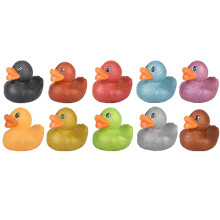 The Dreidel Company Glitter Badeend Speelgoedassortiment Eendjes voor kinderen Bad Verjaardagscadeaus Babyborrels Zomer Strand- en zwembadactiviteit