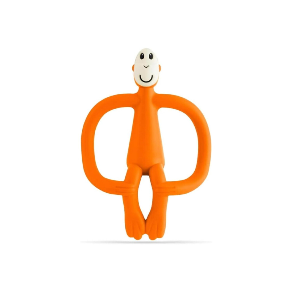 Matchstick Monkey | Monkey Teether | Teething Toy For Babies | Orange | Baby Toys 6 To 12 Months | Gently Massages Infants Gums | Different Textures T