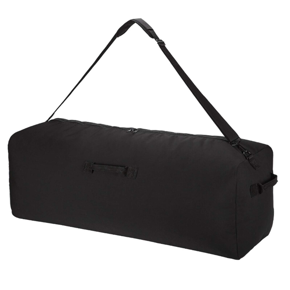 Sac de voyage en toile YoKelly 91 cm, 100 L, extra large, pour voyage, sport et camping (noir)