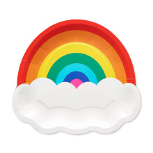 American Greetings Rainbow Party Supplies Vecern    taniere (36 kusov)