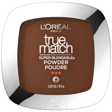 L'Oreal Paris True Match Super Blendable Oil Free Powder Foundation N11 Deep 0.33 oz