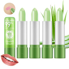 XMXueMei 4PCS Aloe Vera Lipstick Color Changing Lipstick Moisturizing Magic PH Jelly Lipstick Set for Women Tinted Lip Balm Long Lasting Waterproof Co