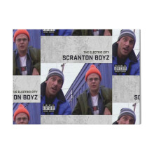 (Michael Scott Dwight Schrute Scranton The Electric City Rap=3480) Canvas Print DIY Framed Kit Wall Art for Living Room Bedroom Retro Farmhouse Decor 16x20 inch