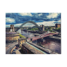 (Newcastle Upon Tyne City Art #newcastle #england=5201) Canvas Print DIY Framed Kit Wall Art for Living Room Bedroom Retro Farmhouse Decor 16x20 inch