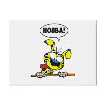 (Movie Tv Show Marsupilami Huba Large Franco Belgian Comic=1722) Canvas Print DIY Framed Kit Wall Art for Living Room Bedroom Retro Farmhouse Decor 16x20 inch