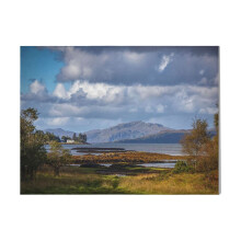 (Mull Landscape=7541) Canvas Print DIY Framed Kit Wall Art for Living Room Bedroom Retro Farmhouse Decor 16x20 inch