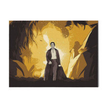 (Mr. Darcy Tugging On Heartstrings=676) Canvas Print DIY Framed Kit Wall Art for Living Room Bedroom Retro Farmhouse Decor 16x20 inch