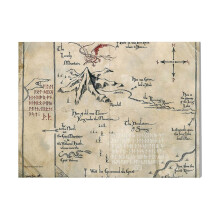 (Power Of Maps=1811) Canvas Print DIY Framed Kit Wall Art for Living Room Bedroom Retro Farmhouse Decor 16x20 inch
