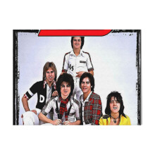 (Bay City Rollers=3134) Canvas Print DIY Framed Kit Wall Art for Living Room Bedroom Retro Farmhouse Decor 16x20 inch