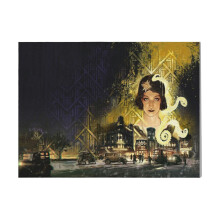 (Berlin The Wicked City Cover By Loïc Muzy=1874) Canvas Print DIY Framed Kit Wall Art for Living Room Bedroom Retro Farmhouse Decor 16x20 inch