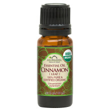 Amerikansk organisk 100% ren kanelblad essentiel olie - USDA -certificeret organisk dampdestilleret - m / euro dropper (mere tilgængelige størrel