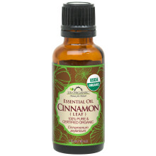 US Organic 100% Pure Cinnamon Leaf Essential Oil - USDA Certified Organic Steam Distilled - W/Euro Dropper (More Size Variations Available) (30 ml /