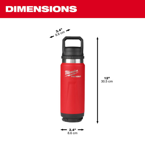 Milwaukee Milwaukee Packout termisk flaska 709 ml (rd) - 48-22-8396R 1
