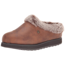 Skechers Women's Keepsakes-R E M Faux Fur Lined Shootie with Memory Foam Slipper Brown 6