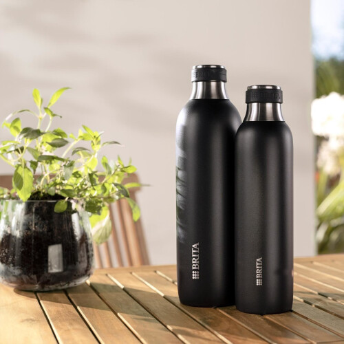 BRITA Brita sodaTRIO bottle (1 l; black)