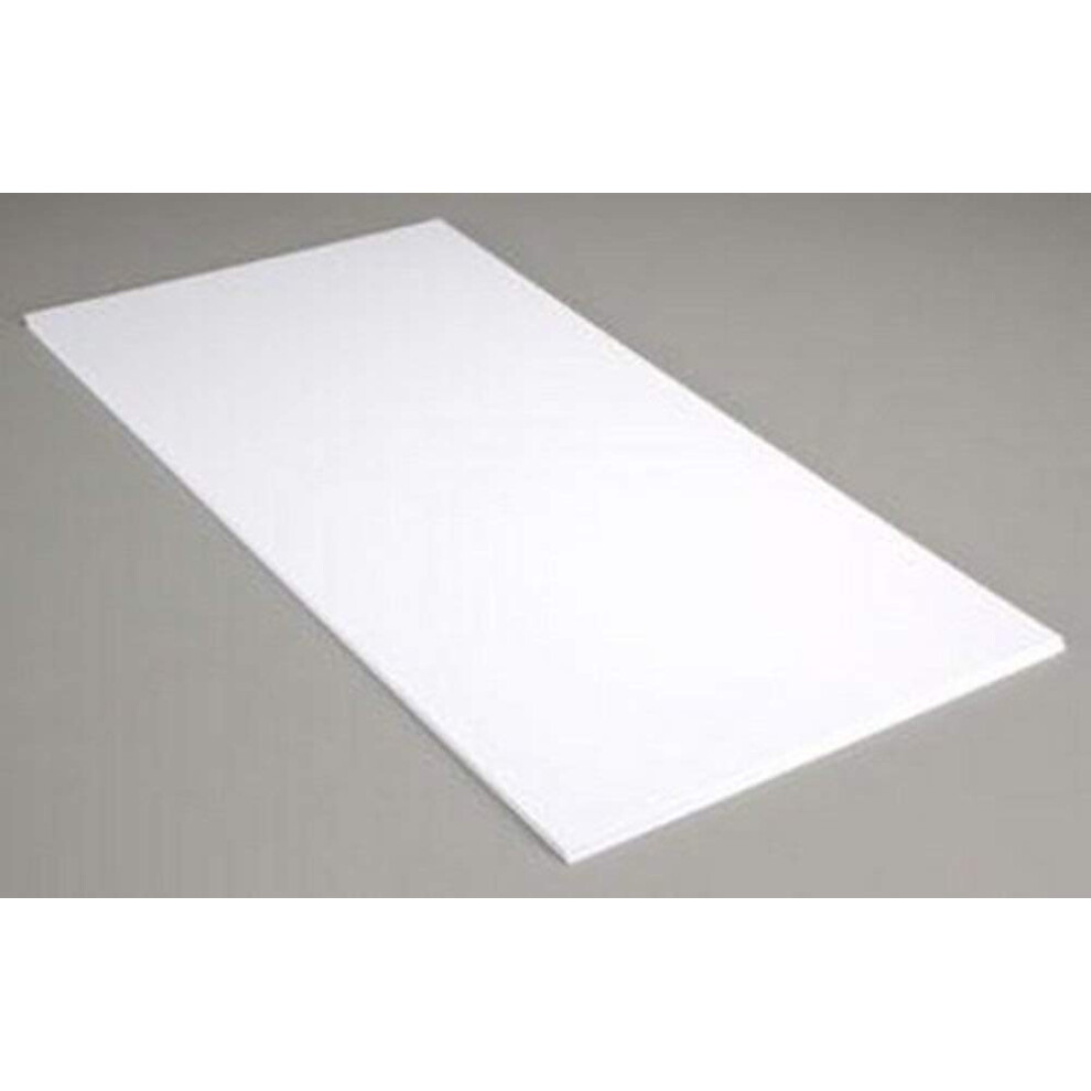 Evergreen Scale Models White Sheet .030 12 X 24 8 EVG19030 Plastic Building Supplies