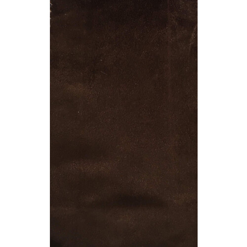 LUVFABRICS Polyester Micro Ruskind Solid imiteret polstring Draperi Bekl?dningst?j Stof (chokoladebrun)