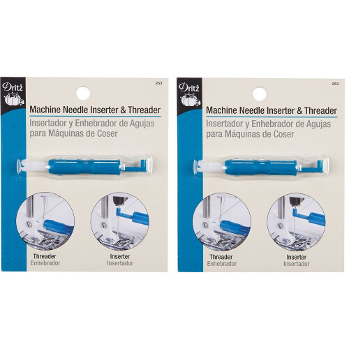 Dritz-Maschinennadeleinf   hrer und -einf   dler (2er-Pack)