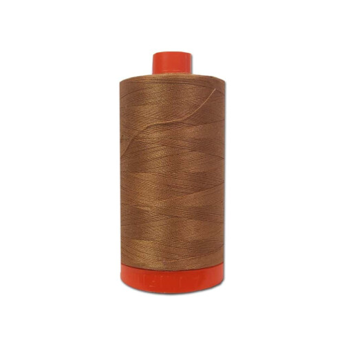 Aurifil Mako Cotton Quilting Thread 50 wt. Light Chestnut 1420 yd.