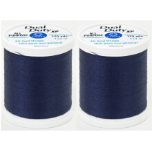 2-pack - Marineblauw - Draad voor algemeen gebruik - Jassen Dual Duty 125yds elk