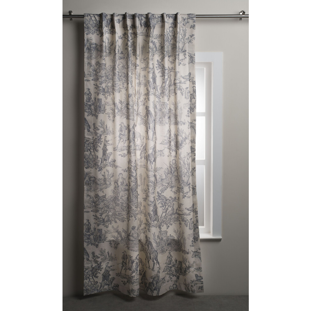 Zves Maison D' Hermine Ze 100% Bavlny - 50""""X84"""" Dekorativn Zves Paloma Grey - Estetick Zvesy Do Kuchyne A Lonice Na Farme - Na Jaro A Lto --image