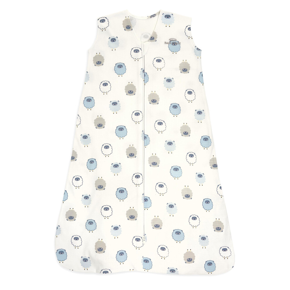 HALO SleepSack  100% Cotton Wearable Blanket  Swaddle Transition Sleeping Bag  TOG 0.5  Sleepy Sheep  Small  0-6 Months