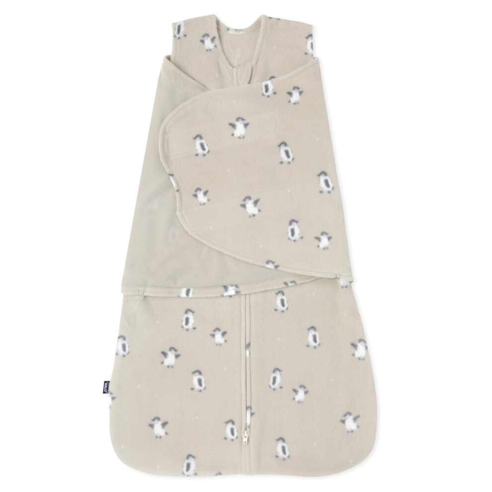 Photos - Other for Child's Room HALO Micro-Fleece Sleepsack Swaddle 3-Way Adjustable Wearable Blanket TOG 3.0 Penguin Pals Newborn 0-3 Months 5076 