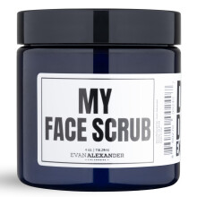 Evan Alexander Grooming MY Face Scrub - Esfoliante facial masculino - Ajuda contra irritao da pele Esfoliante totalmente natural com pedra-pome