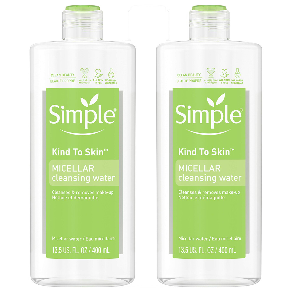 Eenvoudig Simple Micellar Cleansing Water 13.5 Fl Oz (Pack Of 2)