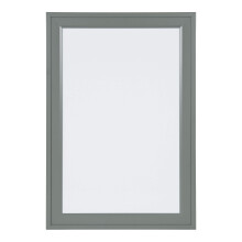 DesignOvation Bosc Decoratief ingelijst magnetisch droog uitwisbaar bord grijs 18,5x27,5