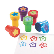 Star Stampers - Bulkset van 24 - Veilig en niet-giftig - Klasbenodigdheden en feestartikelen