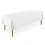 Lann's Linens - 70"""" x 120"""" Premium Tablecloth for Wedding/Banquet/Restaurant - Rectangular Polyester Fabric Table Cloth - White 1