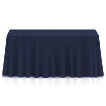 Lann's senget?j - 90 """" x 156 """" Premium duge til bryllup/banket/restaurant - rektangul?r polyester stof bordklud - marinebl?