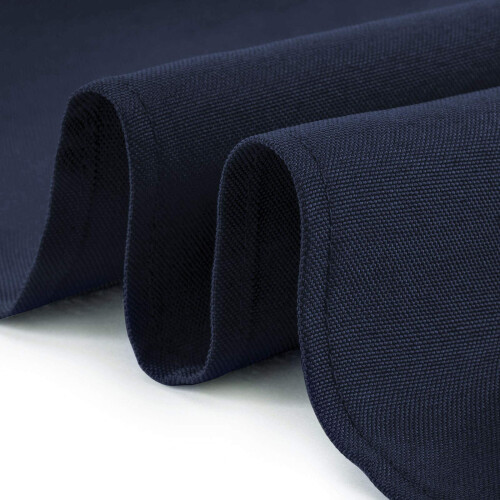 Lann's Linens - 90 x 156 Premium Tablecloth for Wedding/Banquet/Restaurant - Rectangular Polyester Fabric Table Cloth - Navy Blue 2