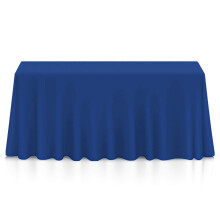 Lann's Linens - Tovaglia Premium 90"""" x 132"""" per matrimoni/banchetti/ristoranti - Tovaglia rettangolare in tessuto di poliestere - Blu reale